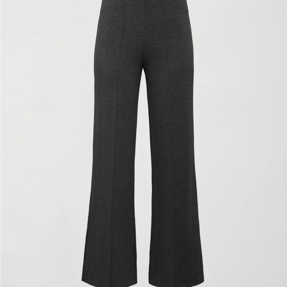Carbon38 Black Wide Leg Scuba Pants